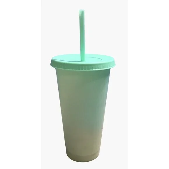 3 Buc-ee's Bucee's Tumbler 25oz Color Changing Cup Lid Straw Pink Green Yellow - Picture 8 of 12